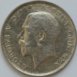 HALF CROWNS 1916  GEORGE V  GVF