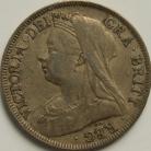 HALF CROWNS 1896  VICTORIA NVF