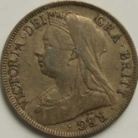 HALF CROWNS 1896  VICTORIA  NVF