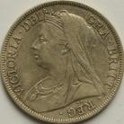 HALF CROWNS 1897  VICTORIA NEF