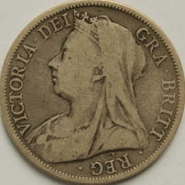 HALF CROWNS 1898  VICTORIA  GF