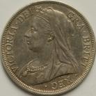 HALF CROWNS 1899  VICTORIA NEF