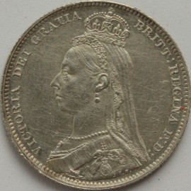 SHILLINGS 1891  VICTORIA  GEF