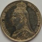 SHILLINGS 1892  VICTORIA VERY SCARCE                GEF 