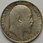 SHILLINGS 1908  EDWARD VII SCARCE NEF