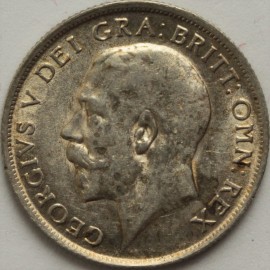 SHILLINGS 1917  GEORGE V  GEF