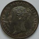 GROATS 1843  VICTORIA   UNC LUS