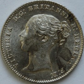 GROATS 1849  VICTORIA  BU