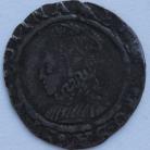 ELIZABETH I 1560 -1561 ELIZABETH I PENNY 2ND ISSUE MM CROSS CROSSLET MM MARTLET VF