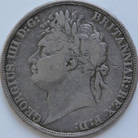 CROWNS 1822  GEORGE IV TERTIO GF