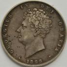 HALF CROWNS 1828  GEORGE IV VERY RARE VF