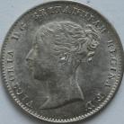 THREEPENCES SILVER 1861  VICTORIA TYPE A2 SCARCE BU