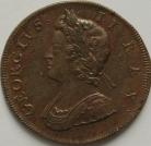 HALFPENCE 1731  GEORGE II GEF