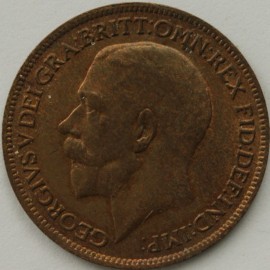 FARTHINGS 1921  GEORGE V SUPERB  UNC.T.