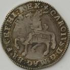 CHARLES I 1625  CHARLES I HALFCROWN TOWER MINT GRI 1a2 NO ROSE NO GROUNDLINE MM LIS NVF