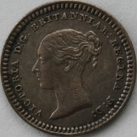 SILVER THREEHALFPENCE 1842  VICTORIA SCARCE EF