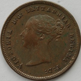 HALF FARTHINGS 1842  VICTORIA VERY SCARCE NEF