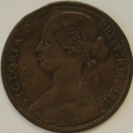 PENNIES 1864  VICTORIA PLAIN 4 GF