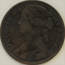 PENNIES 1871  VICTORIA RARE NVF