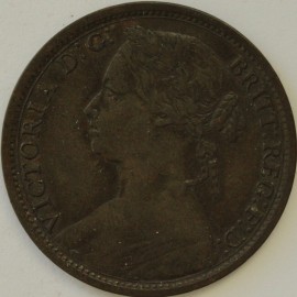 PENNIES 1874 H VICTORIA NARROW DATE F73 GVF