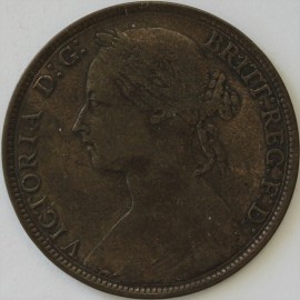 PENNIES 1893  VICTORIA  NEF