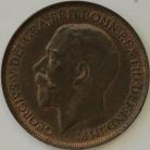 PENNIES 1912 H GEORGE V F173 SCARCE GEF