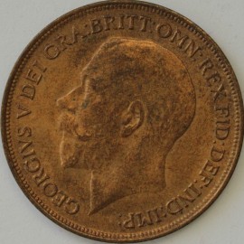 PENNIES 1913  GEORGE V F177 GEF