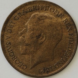 PENNIES 1918  GEORGE V  GEF