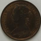 HALFPENCE 1882 H VICTORIA SCARCE GEF
