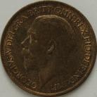 HALFPENCE 1920  GEORGE V  GEF LUS