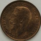 HALFPENCE 1924  GEORGE V GEF