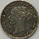 THREEPENCES SILVER 1887  VICTORIA YOUNG HEAD SCARCE GEF