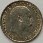 THREEPENCES SILVER 1904  EDWARD VII RARE GEF