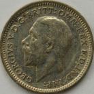 THREEPENCES SILVER 1926  GEORGE V MOD EFF GEF