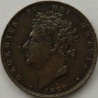 FARTHINGS 1827  GEORGE IV NEF