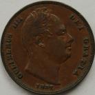 FARTHINGS 1837  WILLIAM IV GVF