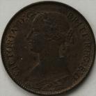 FARTHINGS 1862  VICTORIA F507 GEF