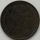 FARTHINGS 1863  VICTORIA VERY RARE GVF