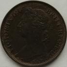 FARTHINGS 1881 H VICTORIA SCARCE GEF