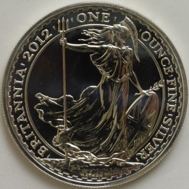 BRITANNIAS 2012  ELIZABETH II BRITANNIA 1oz BU