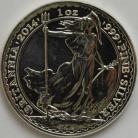 BRITANNIAS 2014  ELIZABETH II BRITANNIA 1oz BU