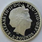 BRITANNIAS 1998  ELIZABETH II BRITANNIA 1oz REVERSE FROSTING BU