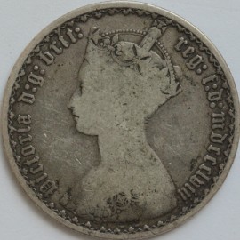 FLORINS 1858  VICTORIA  F