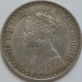 FLORINS 1871  VICTORIA DIE NO 8 NEF