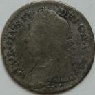 SIXPENCES 1746  GEORGE II LIMA 6 OVER 5 SCARCE F