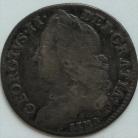 SIXPENCES 1746  GEORGE II LIMA GF