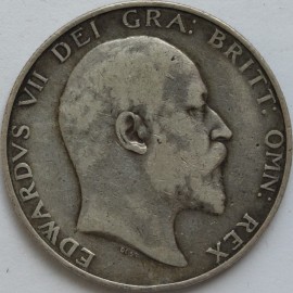 HALF CROWNS 1902  EDWARD VII  GF