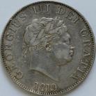 HALF CROWNS 1819  GEORGE III VF