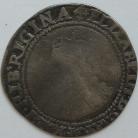 ELIZABETH I 1560 -1561 ELIZABETH I SHILLING 2ND ISSUE MM CROSS CROSSLET FAIR