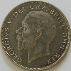 HALF CROWNS 1934  GEORGE V SCARCE GEF